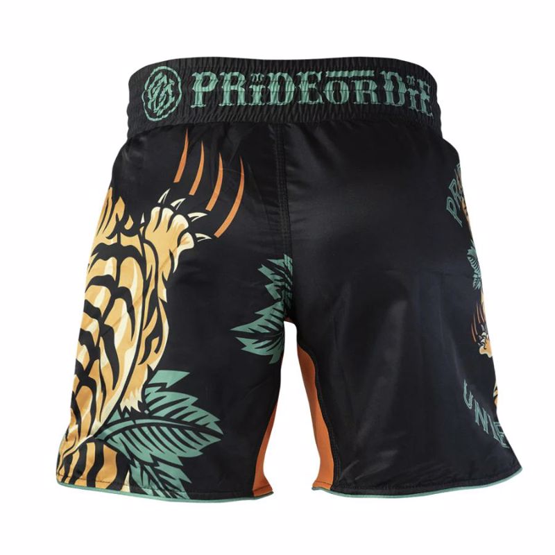 Pride Or Die unleashed v2 MMA Shorts - Black